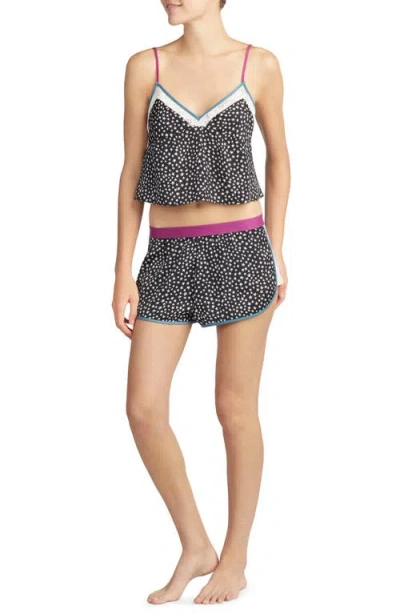 Room Service Pjs Room Service Satin Crop Camisole In Multi