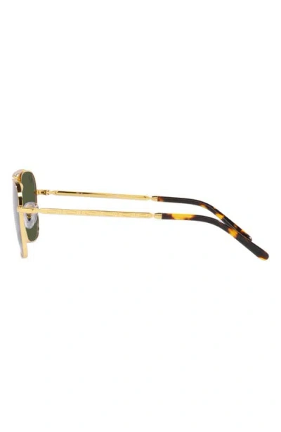 Ray Ban Ray-ban New Caravan 58mm Square Sunglasses In Gold