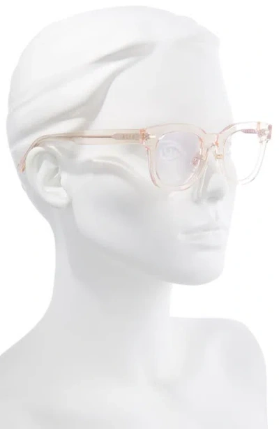 Diff Summer 47mm Blue Light Blocking Glasses In Gray