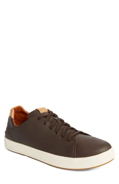 Olukai Lae‘ahi Li ‘ili Convertible Low Top Sneaker In Brown