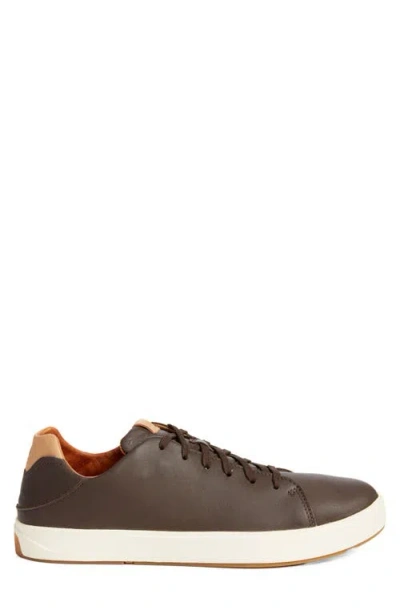 Olukai Lae‘ahi Li ‘ili Convertible Low Top Sneaker In Brown