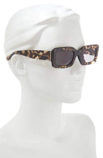 Diff Indy 51mm Gradient Rectangular Sunglasses In Brown