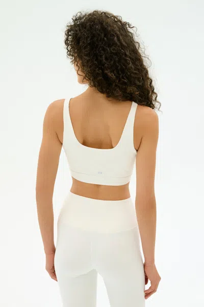 Splits59 Airweight Ribbed Bra In White