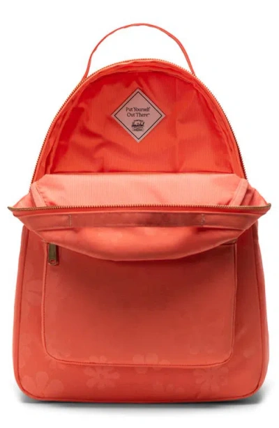 Herschel Supply Co . Nova Recycled Polyester Backpack In Orange