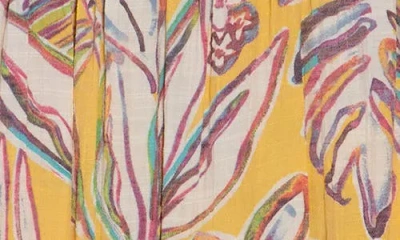 Nanette Lepore Flutter Sleeve Top In Multi