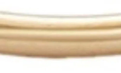 Adornia 18k Plated Stainless Steel Cz Tarnish-resistant 3-ring Ring Set In Gold