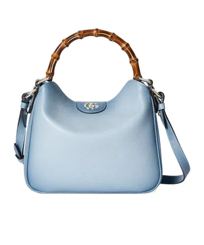 Gucci Diana Small Shoulder Bag In Blue