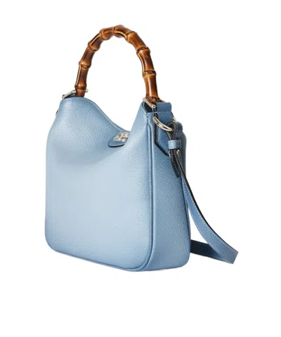 Gucci Diana Small Shoulder Bag In Blue