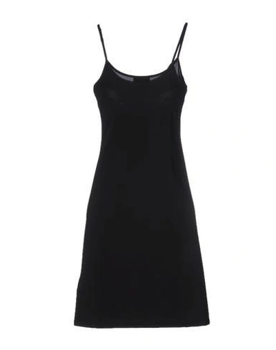 Shop Jil Sander Short Dress In Black