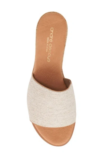 Andre Assous André Assous Nessie Platform Wedge Sandal In Brown