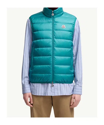 Moncler Rocoque Padded Bodywarmer In Blue