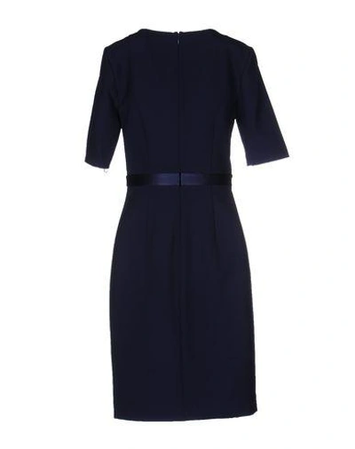 Shop Diane Von Furstenberg Knee-length Dress In Dark Blue