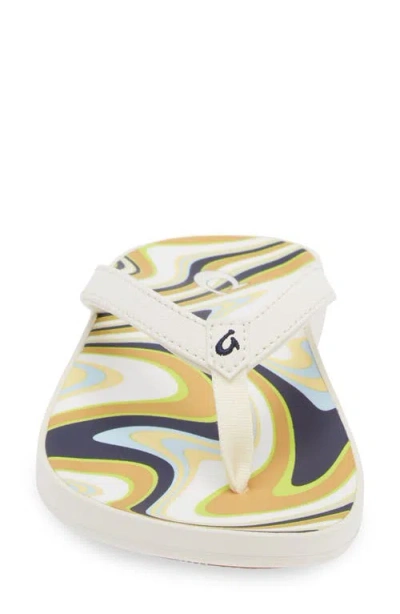 Olukai Puawe Flip Flop In Multi