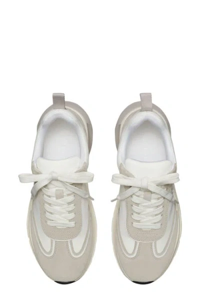 Tory Burch Multicolor Fabric And Suede Good Luck Sneakers In White