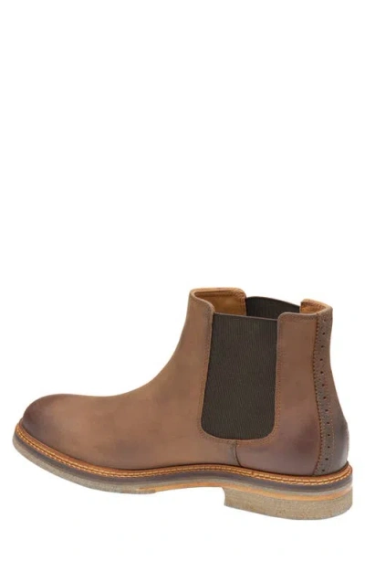 Johnston & Murphy Men's Calder Chelsea Boots In Brown