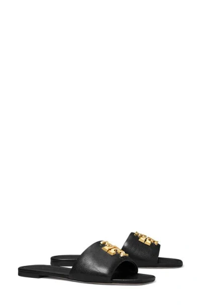 Tory Burch Open Toe Flat Sole Gold-tone Hardware In Multi