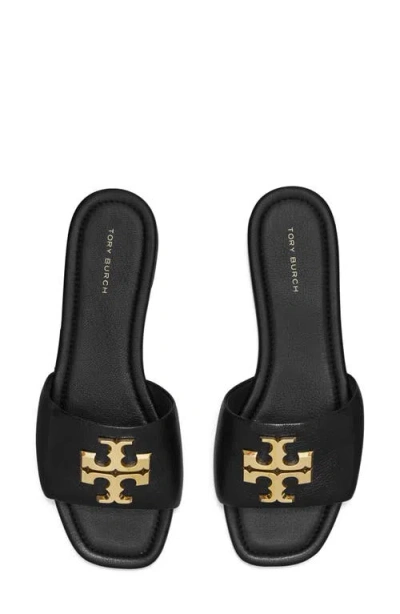 Tory Burch Open Toe Flat Sole Gold-tone Hardware In Multi