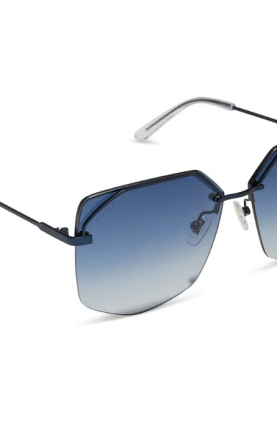 Diff Bree 62mm Square Sunglasses In Neutral