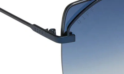 Diff Bree 62mm Square Sunglasses In Neutral