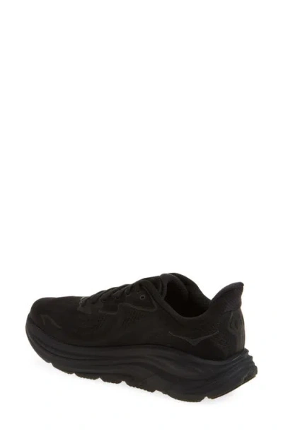 Hoka M Clifton 10 Woman Sneakers Black Size 8 Textile Fibers In Black