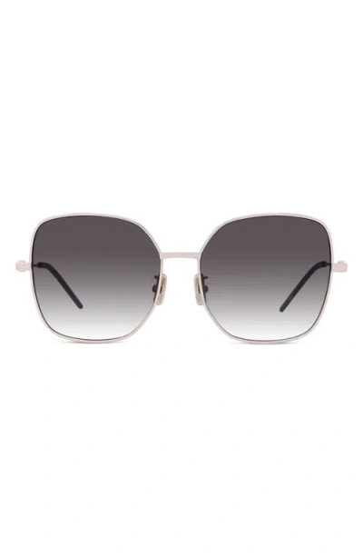Givenchy Gv Speed Gradient Square Sunglasses In Gray