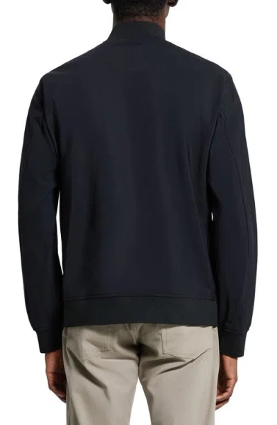 Theory Murphy Precision Slim Fit Bomber Jacket In Black