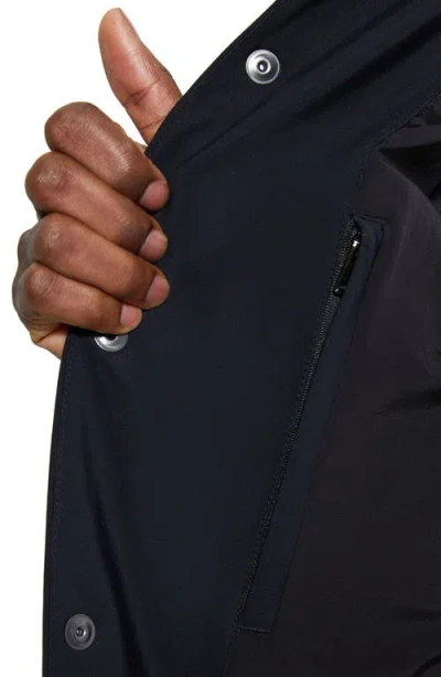 Theory Murphy Precision Slim Fit Bomber Jacket In Black