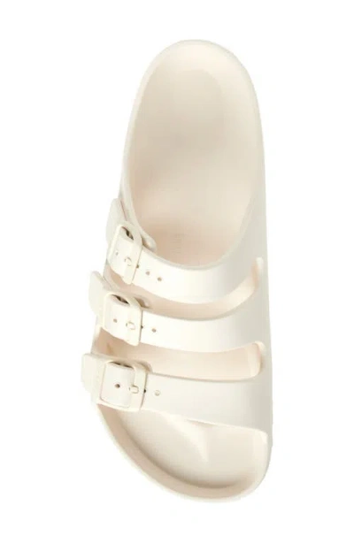 Birkenstock Papillio By  Florida Platform Flex Essentials Slide Sandal In Sand