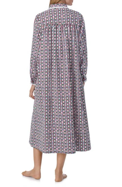 Lanz Of Salzburg Cotton Flannel Ballet Nightgown In Multi