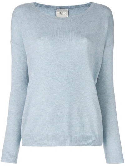 Shop Le Kasha Cashmere Capri Jumper In Blue