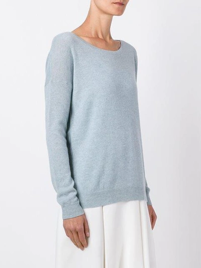 Shop Le Kasha Cashmere Capri Jumper In Blue