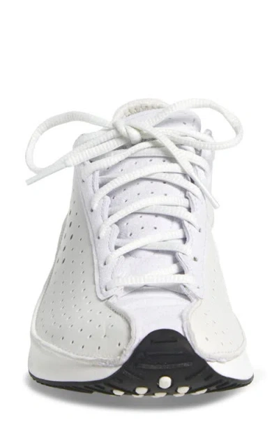 Nike Air Superfly Suede And Perforated Leather Sneakers In White