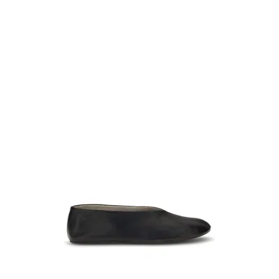 The Row Stella Ballerinas In Black