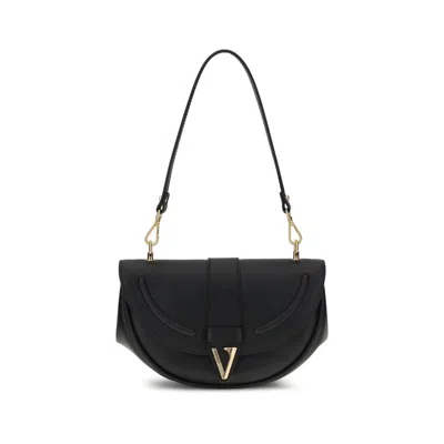 Versace Virtus Medium Shoulder Bag In Black