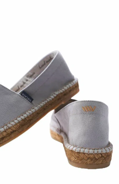 Viscata Barceloneta Canvas Espadrille Flats In Gray