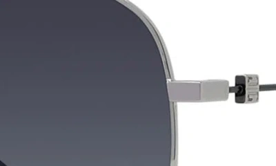 Givenchy Gv Speed 64mm Oversize Gradient Pilot Sunglasses In Gray