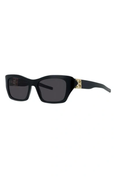 Givenchy 4g Liquid Rectangle Acetate Sunglasses In Black