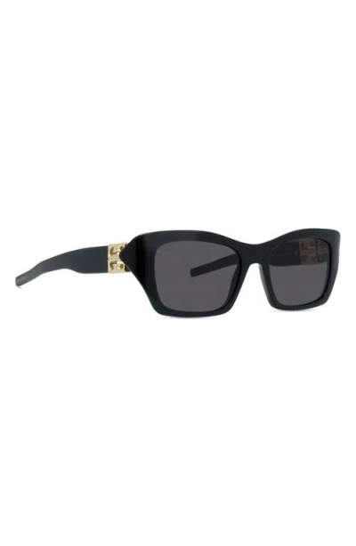 Givenchy 4g Liquid Rectangle Acetate Sunglasses In Black