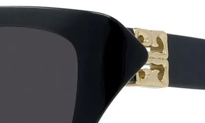Givenchy 4g Liquid Rectangle Acetate Sunglasses In Black