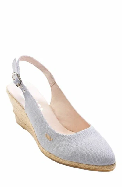 Viscata Palomera Limited Edition Canvas Espadrille Wedges In Gray