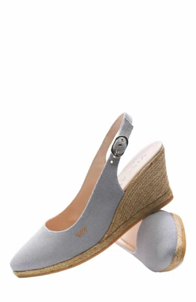 Viscata Palomera Limited Edition Canvas Espadrille Wedges In Gray