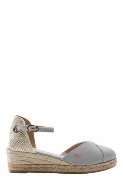 Viscata Pubol Limited Edition Canvas Espadrille Wedges In Gray
