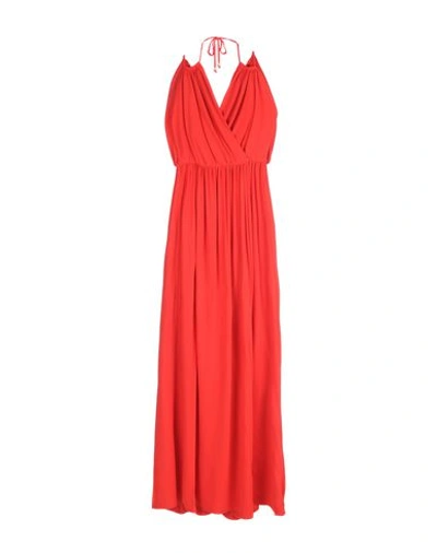 Just Cavalli Long Dresses In Red