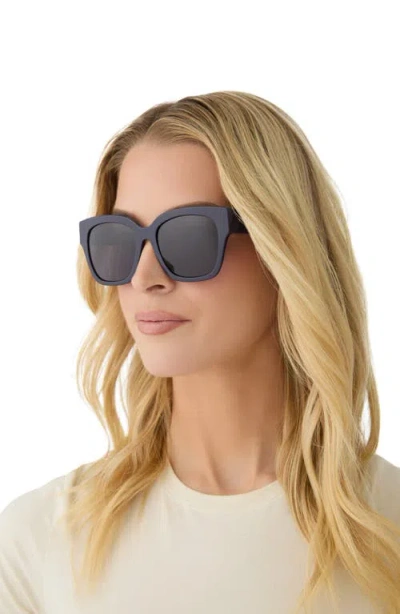 Diff Bella Ii 54mm Polarized Gradient Square Sunglasses In Purple