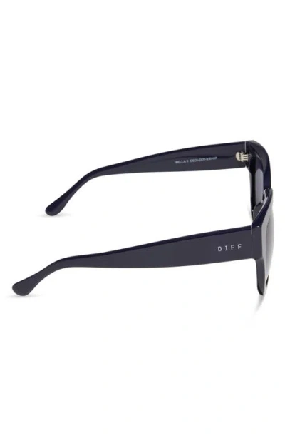 Diff Bella Ii 54mm Polarized Gradient Square Sunglasses In Purple