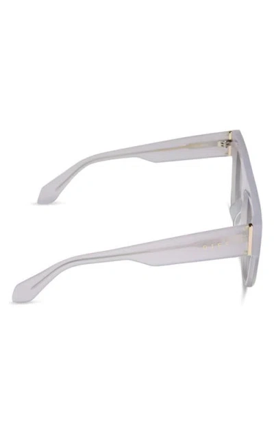 Diff Georgie 58mm Gradient Shield Sunglasses In Purple