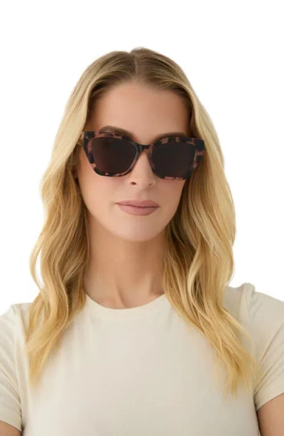 Diff Evie 54mm Polarized Sunglasses In Brown