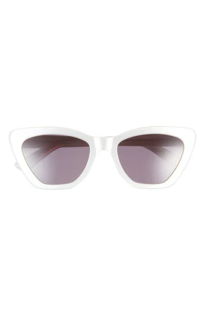 Diff Camila 55mm Gradient Square Sunglasses In Gray