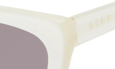 Diff Camila 55mm Gradient Square Sunglasses In Gray