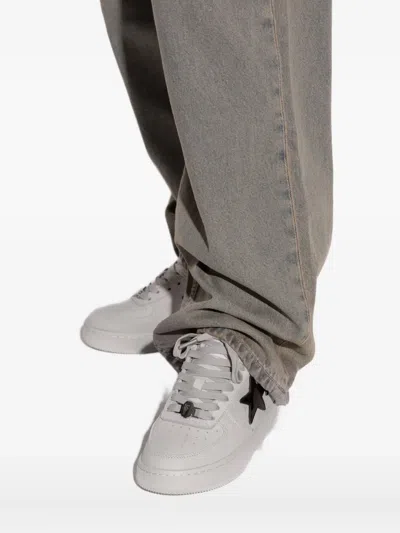 STA 4 星星缀饰皮质运动鞋